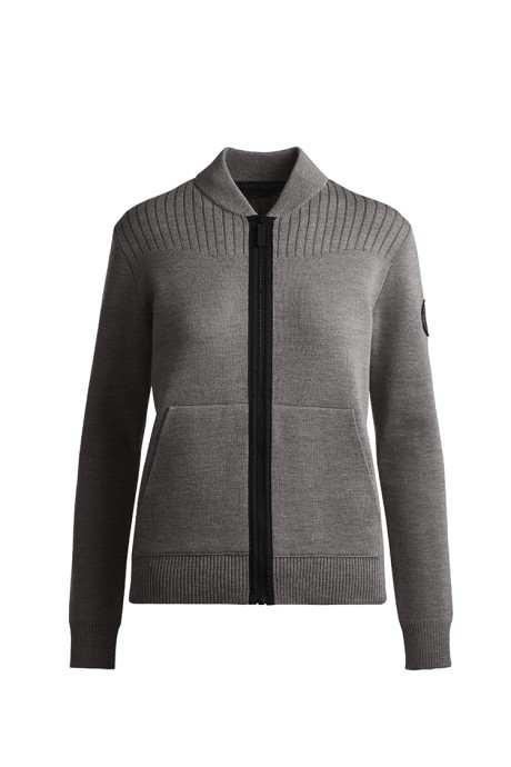 Shop the women's Lennox Knit Bomber Black Label