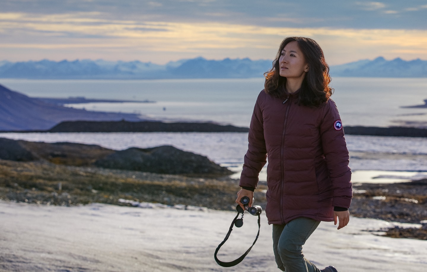 Expedition guide Jiayi Zhao wears the Camp Jacket