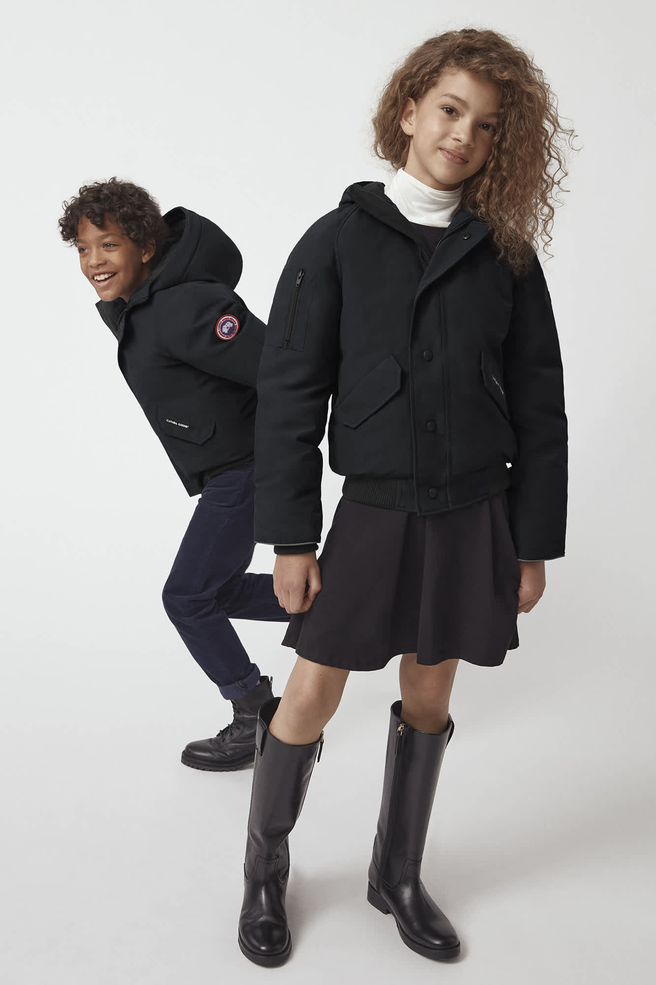 Girls canada goose coats top