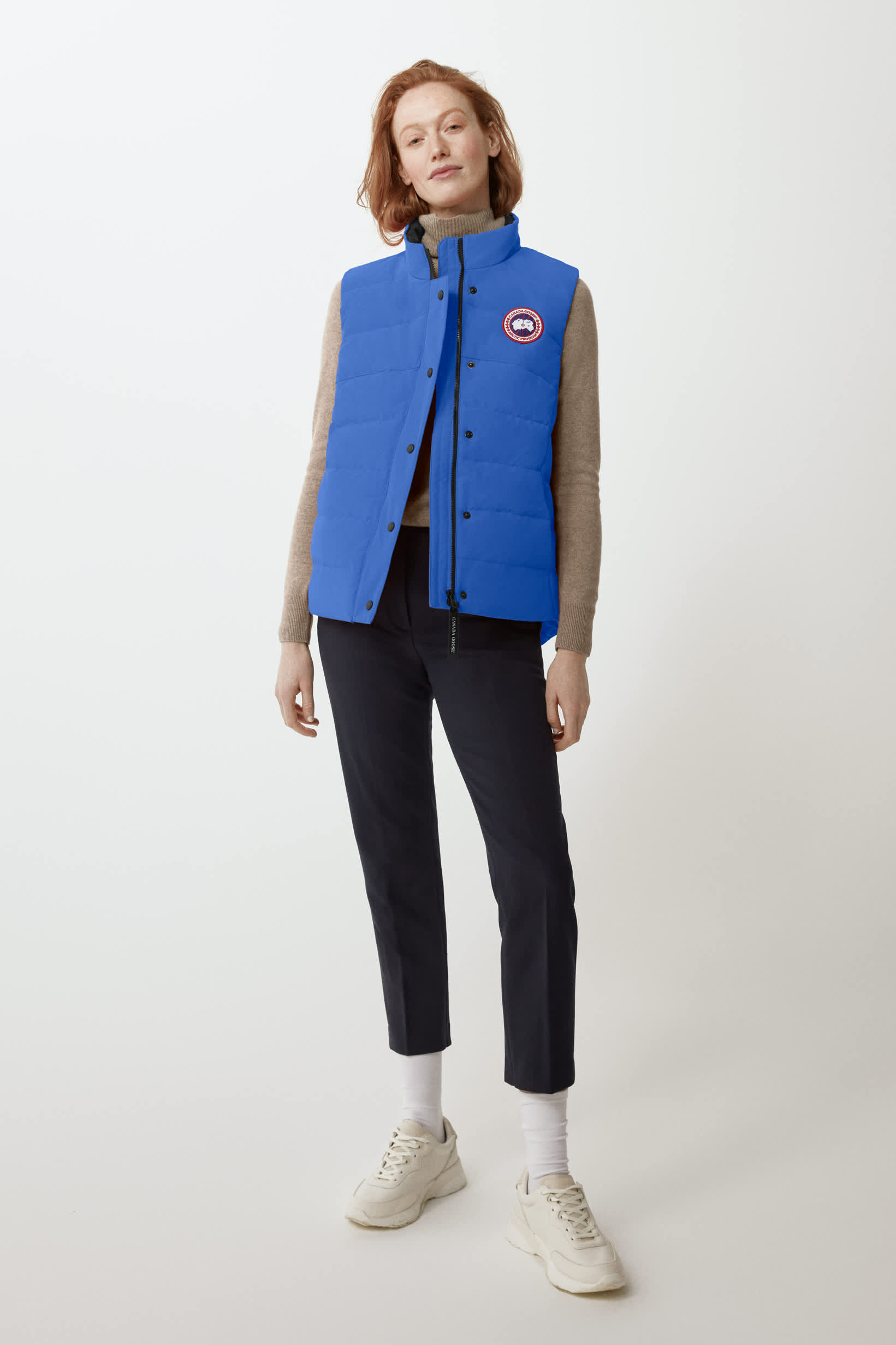 canada goose blue vest
