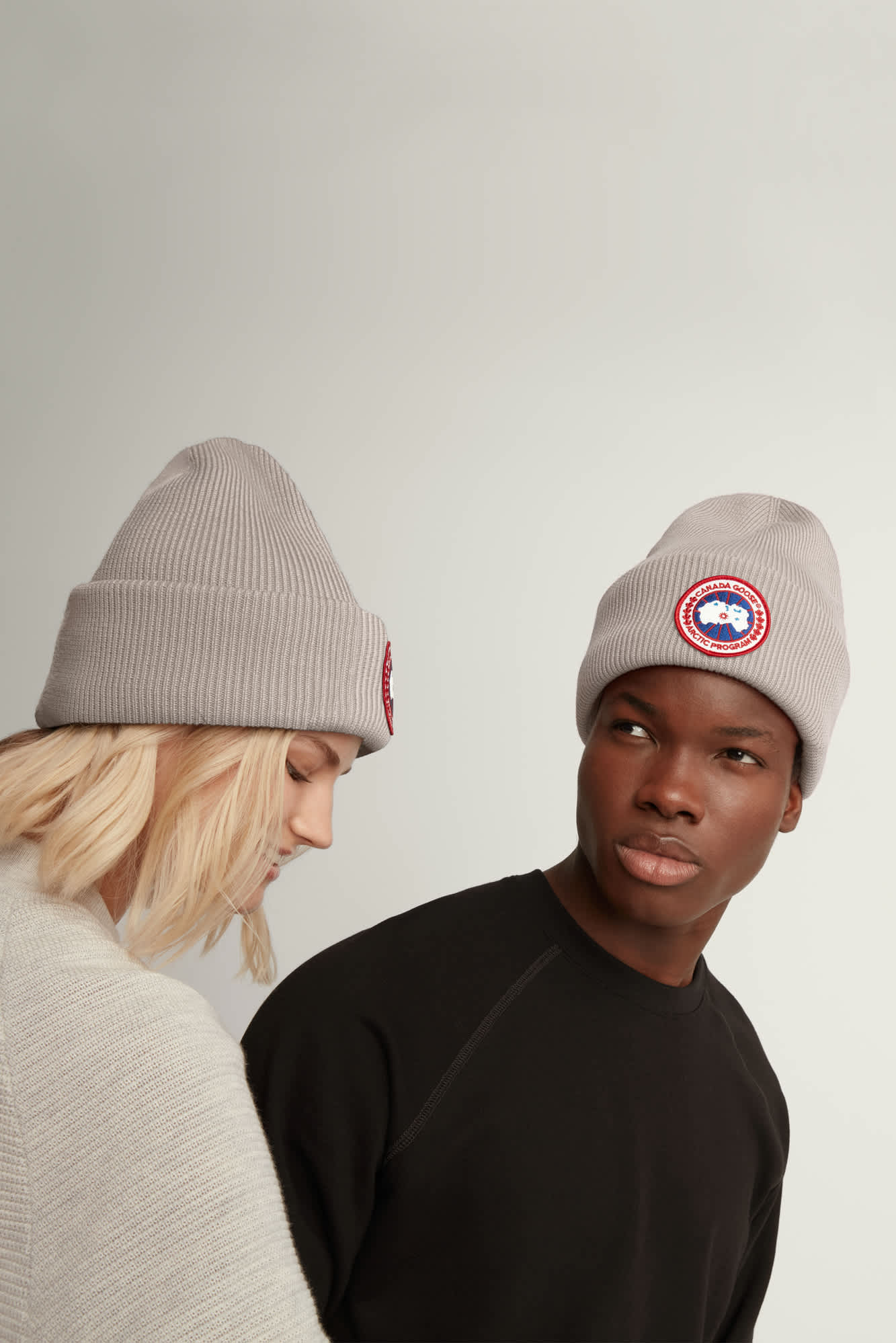 Canada goose grey beanie sales