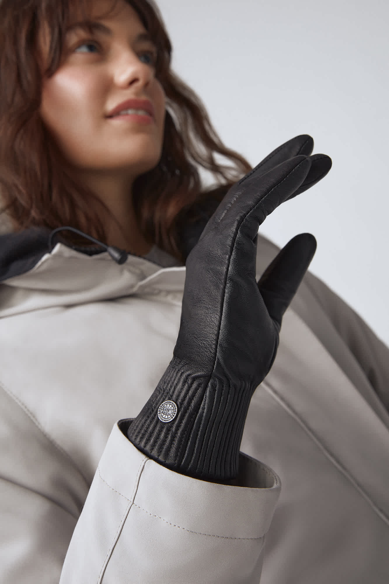Leather Glove Ribbed Luxe | Canada Goose BT