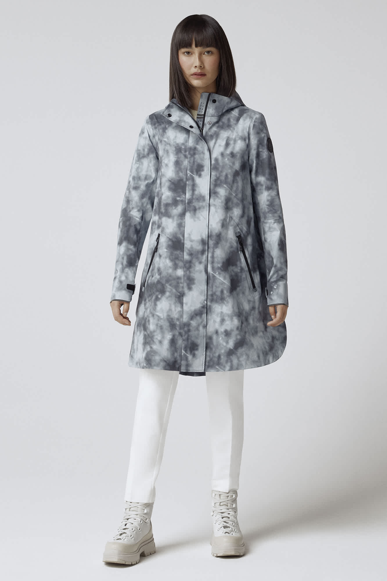 Women's Kitsilano Jacket Black Label Print | Canada Goose CN