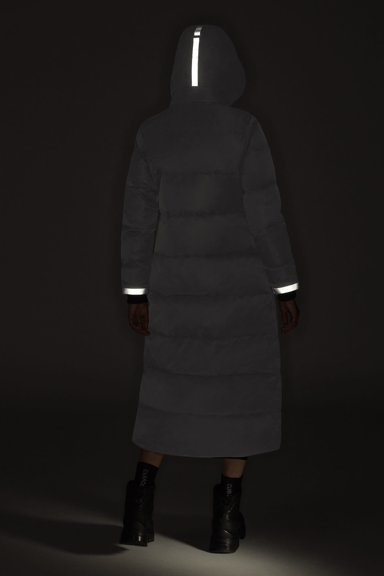 Canada Goose Mystique Parka Performance Satin (Women, Willow Grey, XXL)