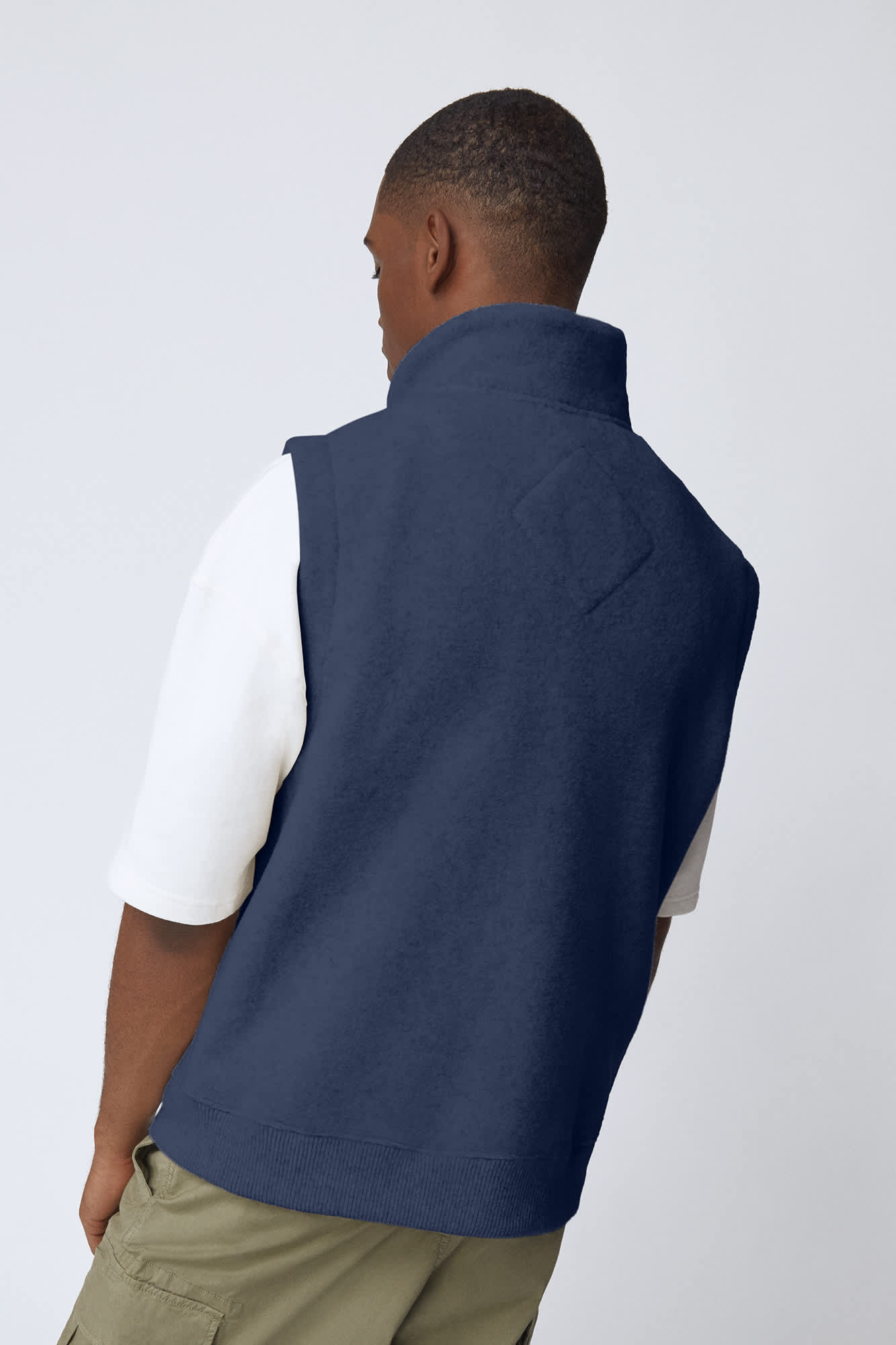 Heavyweight fleece vest sales