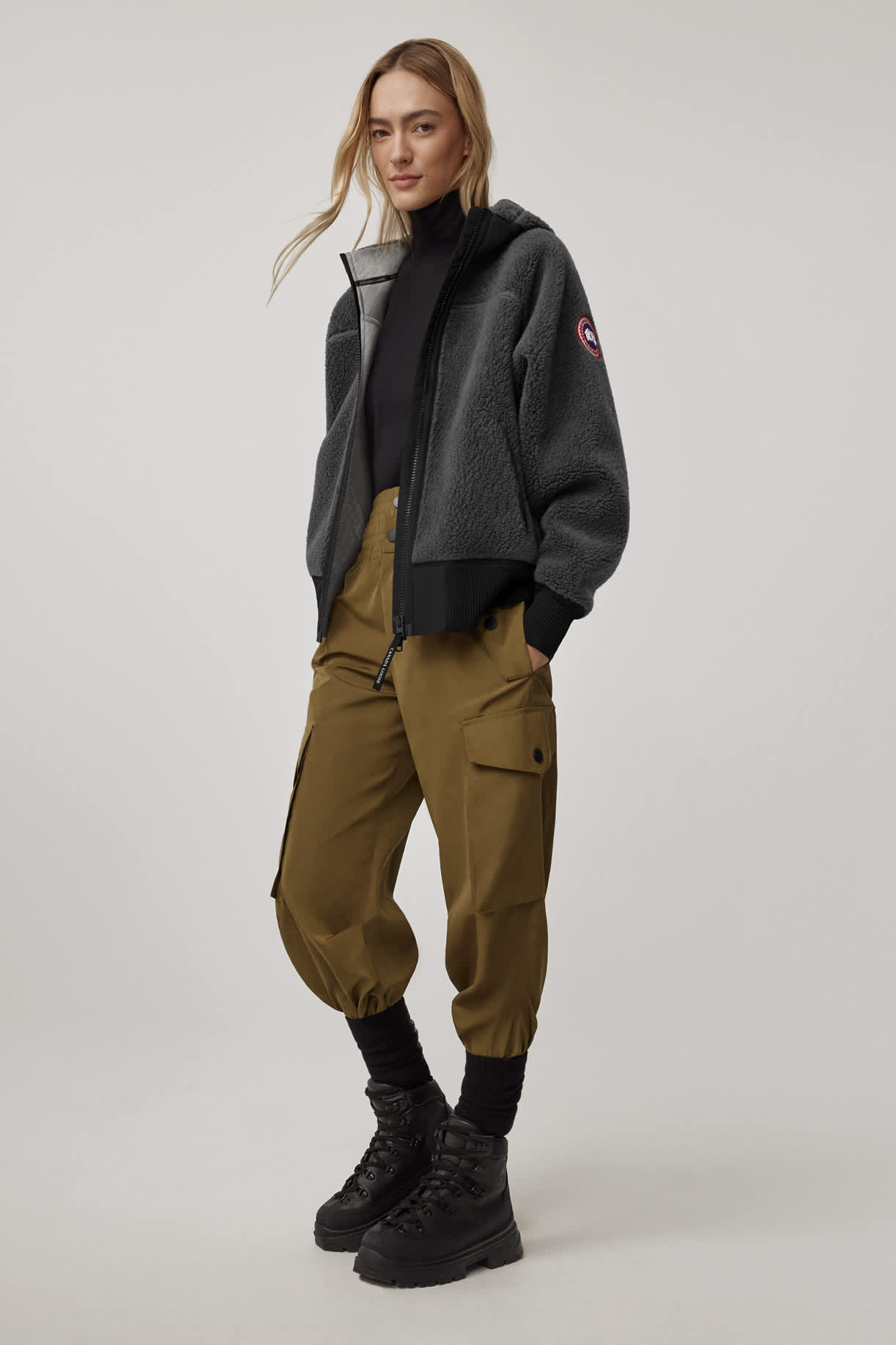 Simcoe Oversized Hoody Kind High Pile Fleece | Canada Goose US