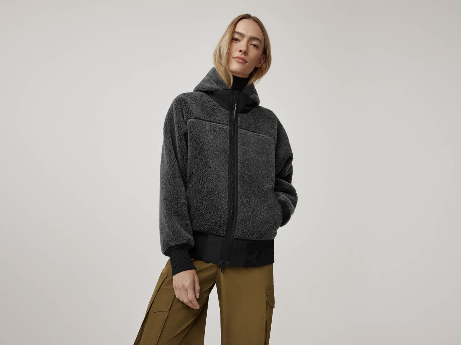 Simcoe Oversized Hoody Kind High Pile Fleece | Canada Goose US