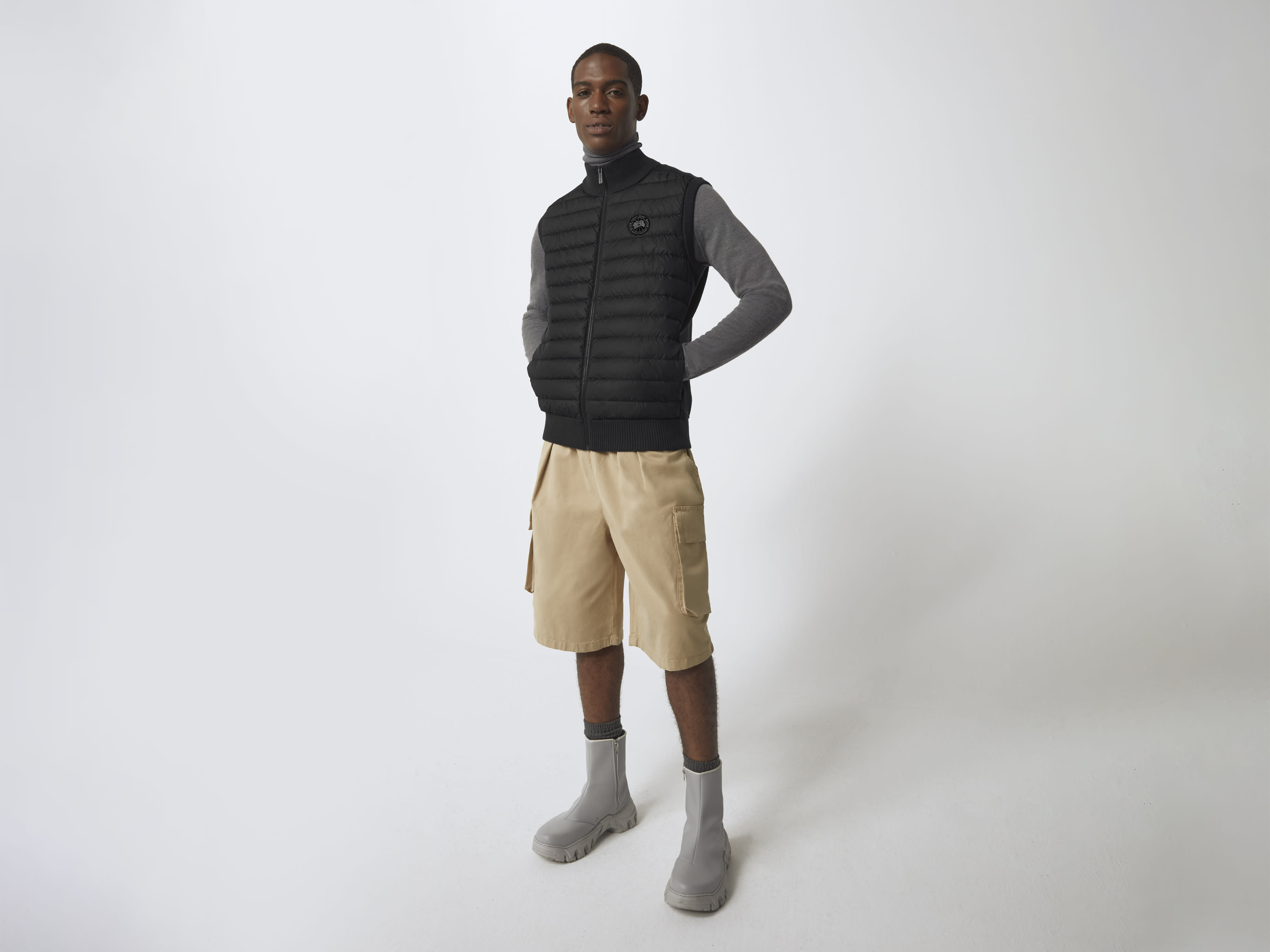 Canada Goose HyBridge Knit Vest Black Label (Men, Black, XXL)