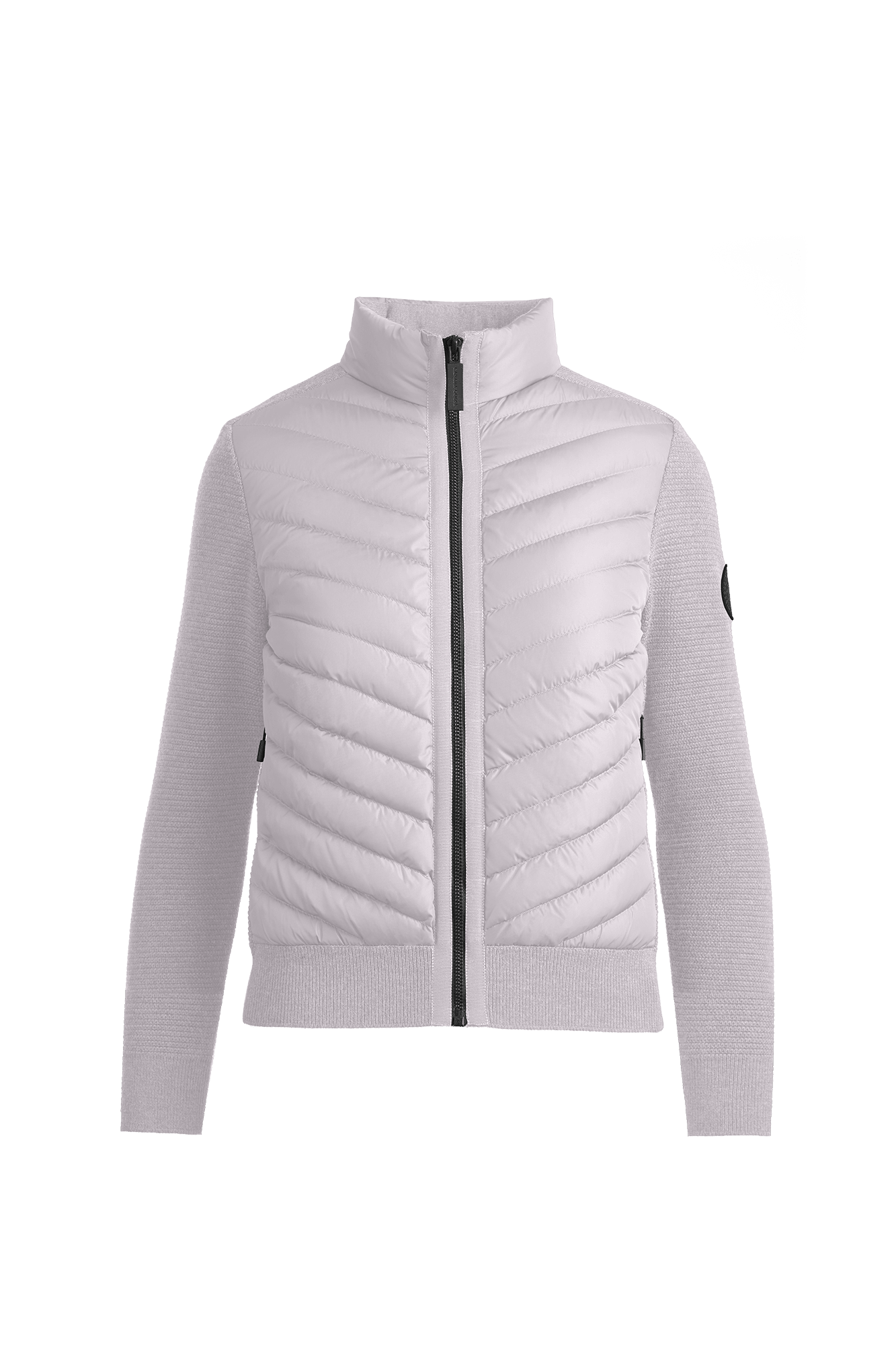 Hybridge quilted knit hoody black label on sale