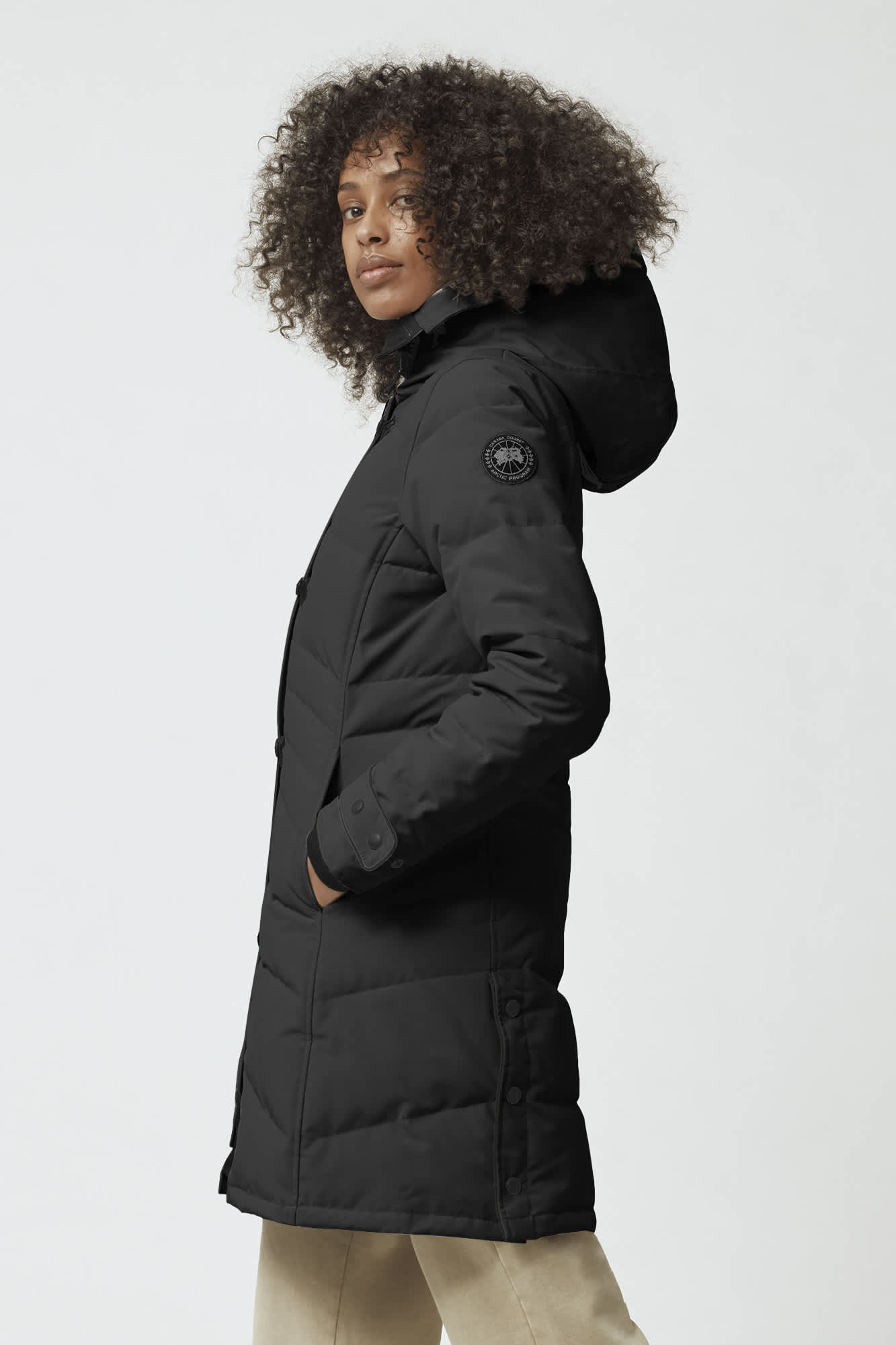 Canada goose black jacket womens top