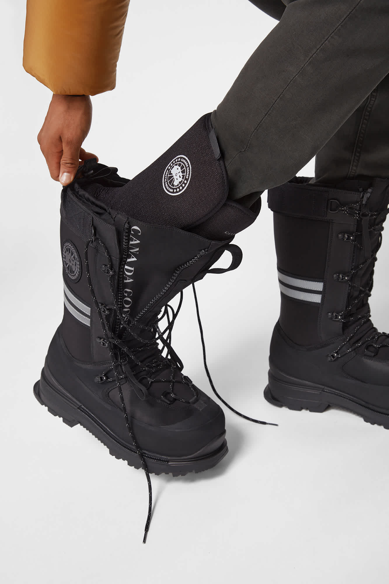 Shop Luxury Men s Boots Winter Puffer Boots Canada Goose US