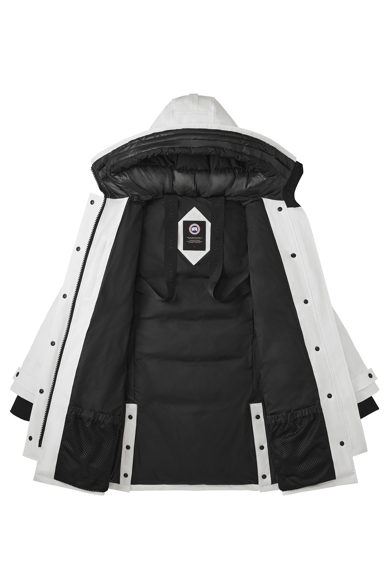 Canada goose shelburne black label best sale