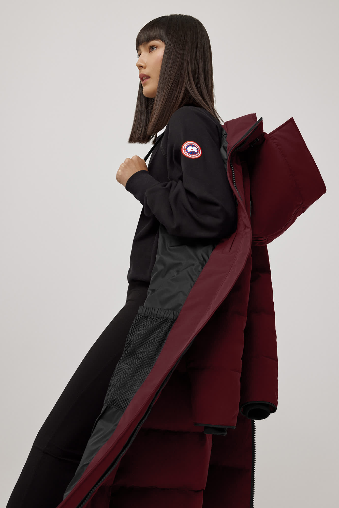 canada goose mystique parka black