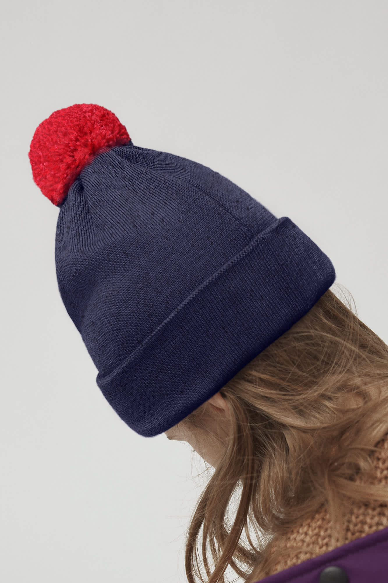 Canada goose melange pom toque store