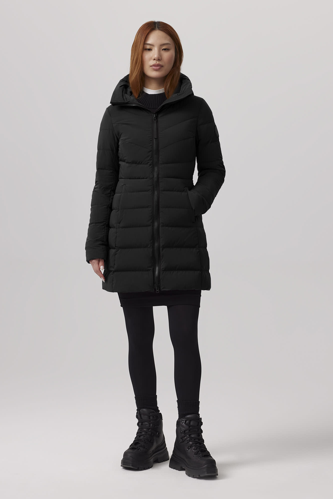 Canada goose coat black label best sale
