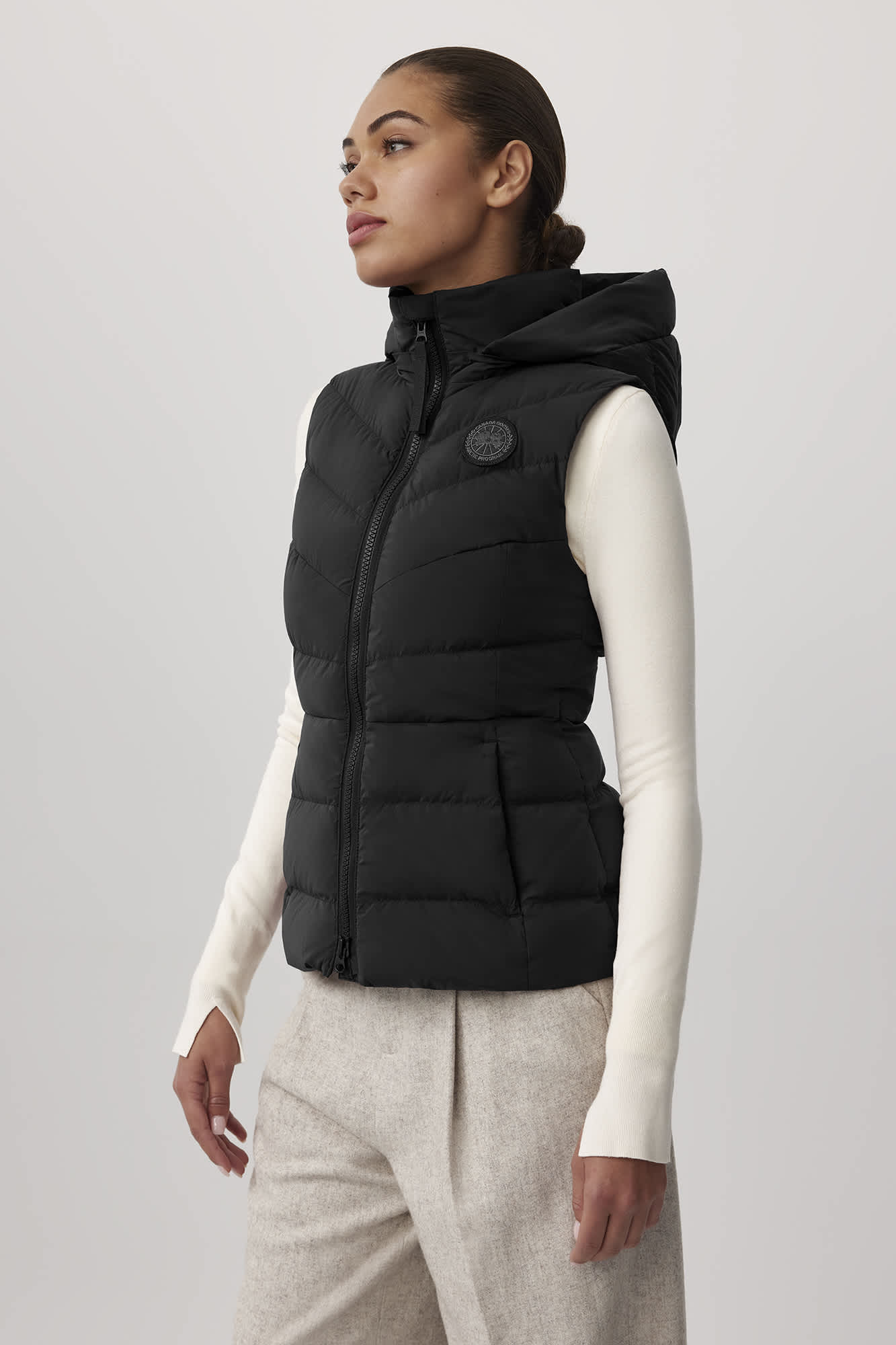 Canada goose black coat womens store