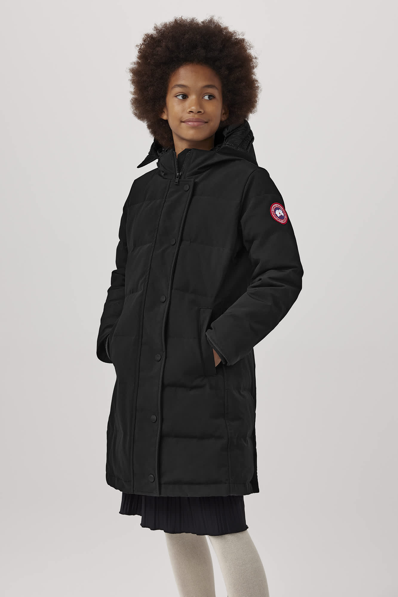 ロンスプ　ピンク✖️グレー Youth Juniper Parka | Canada Goose YD