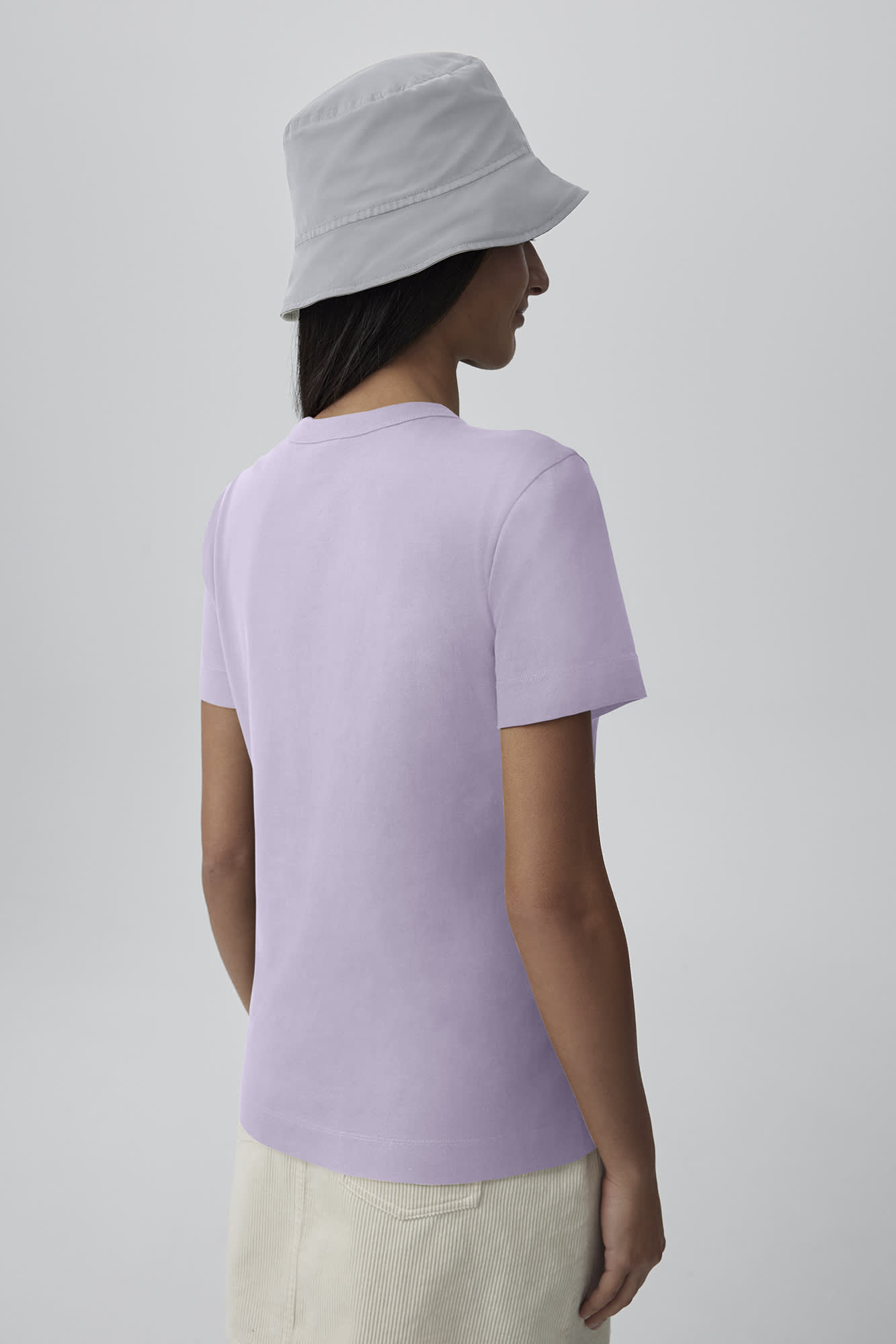 Canada Goose Broadview T-Shirt (Women, Lilac Tint, XXS)