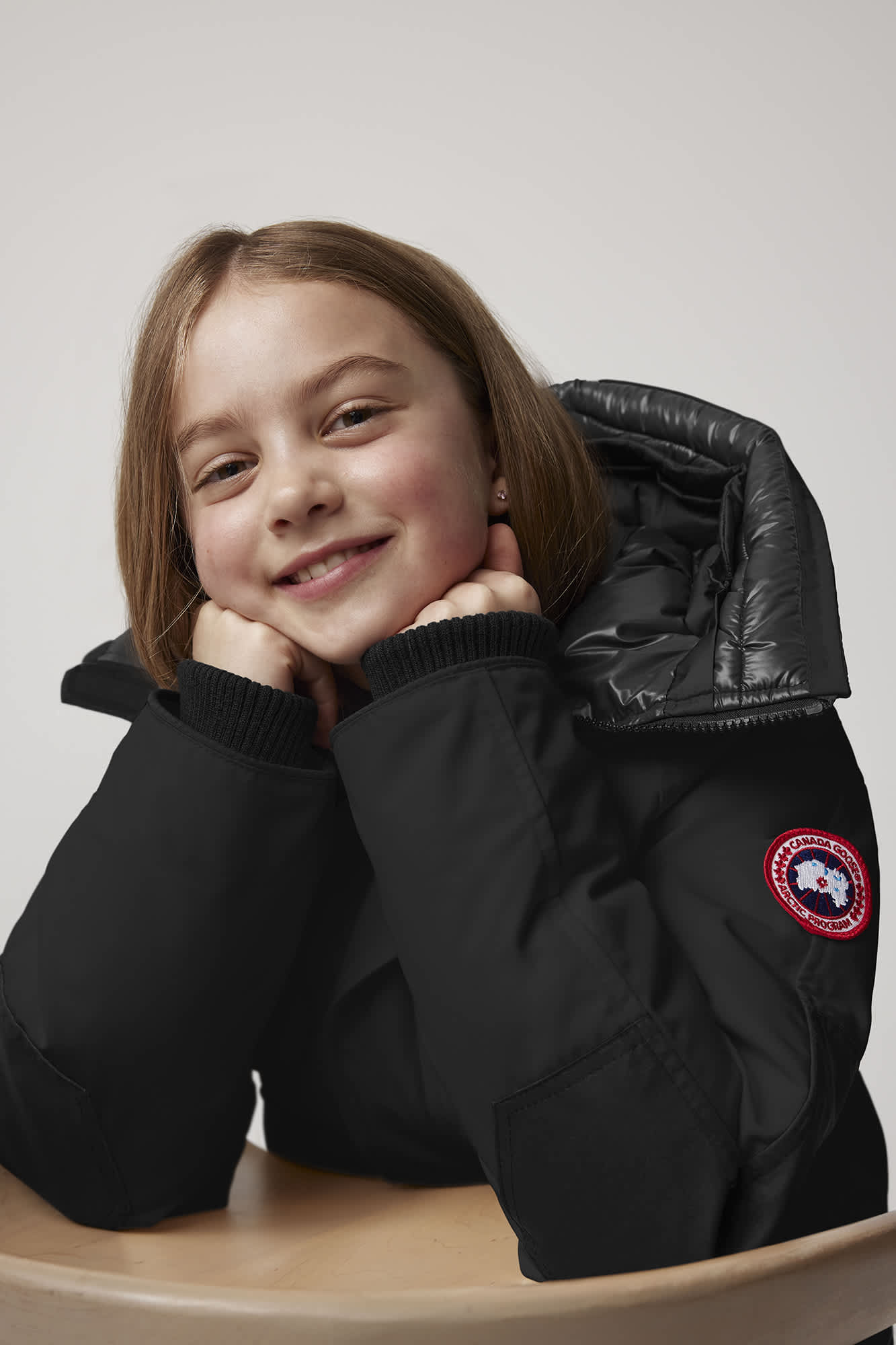 Kids canada goose bomber jacket online