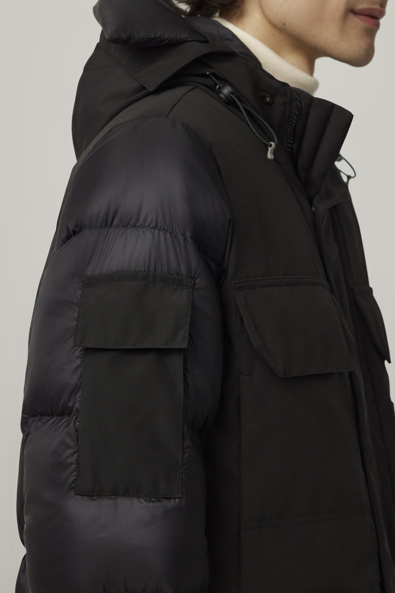 Canada goose expedition parka black label outlet