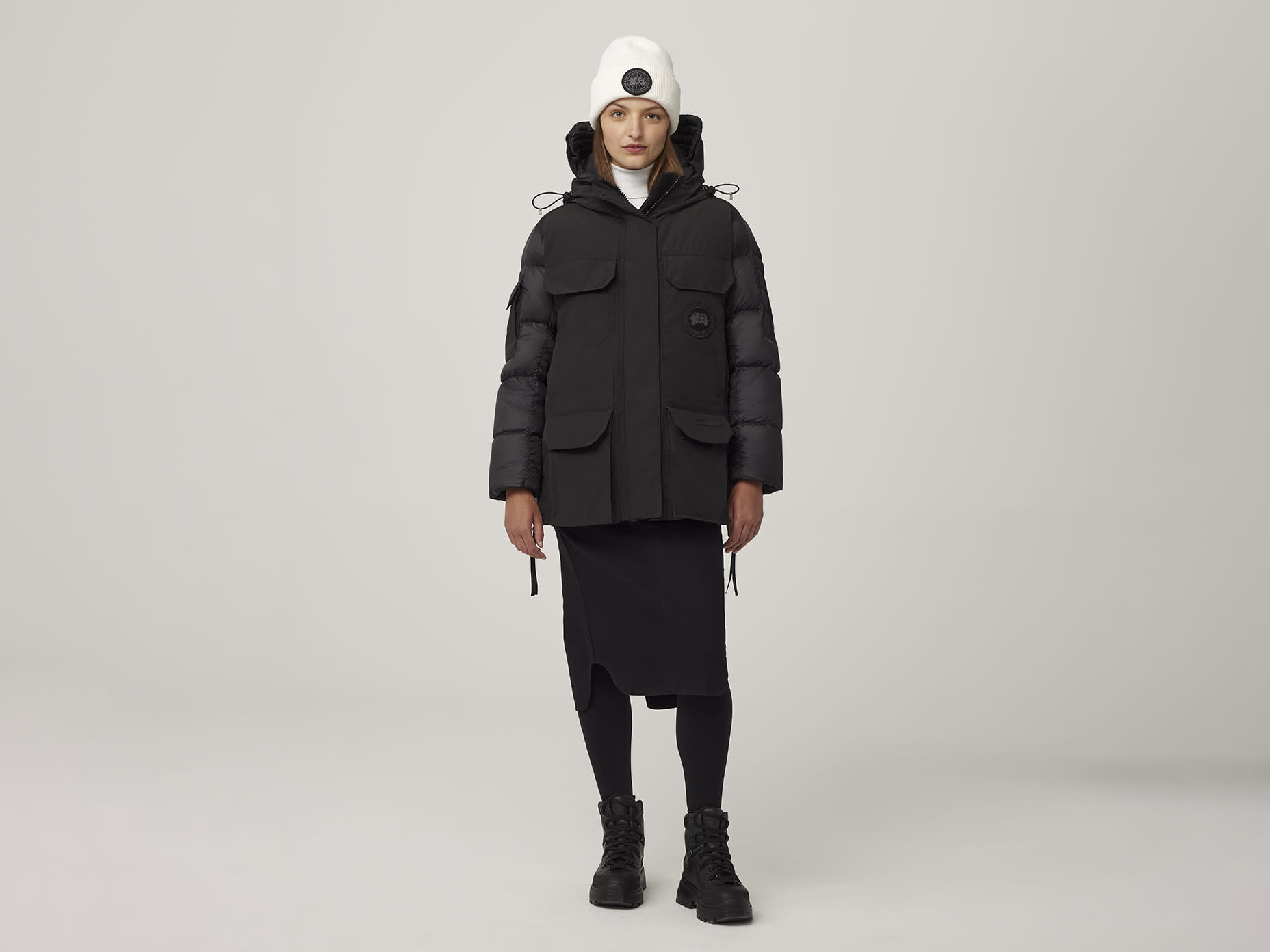 Canada goose expedition parka black label best sale