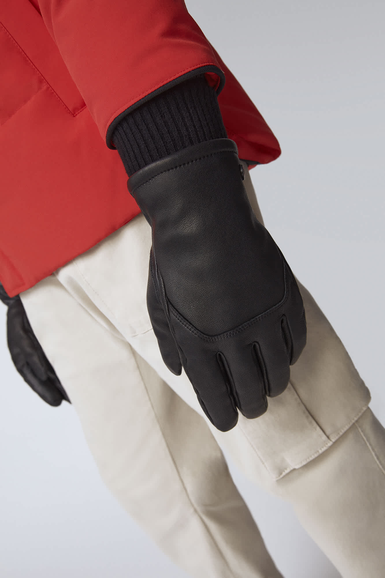 Men s Gloves and Mittens Leather Down Filled Canada Goose