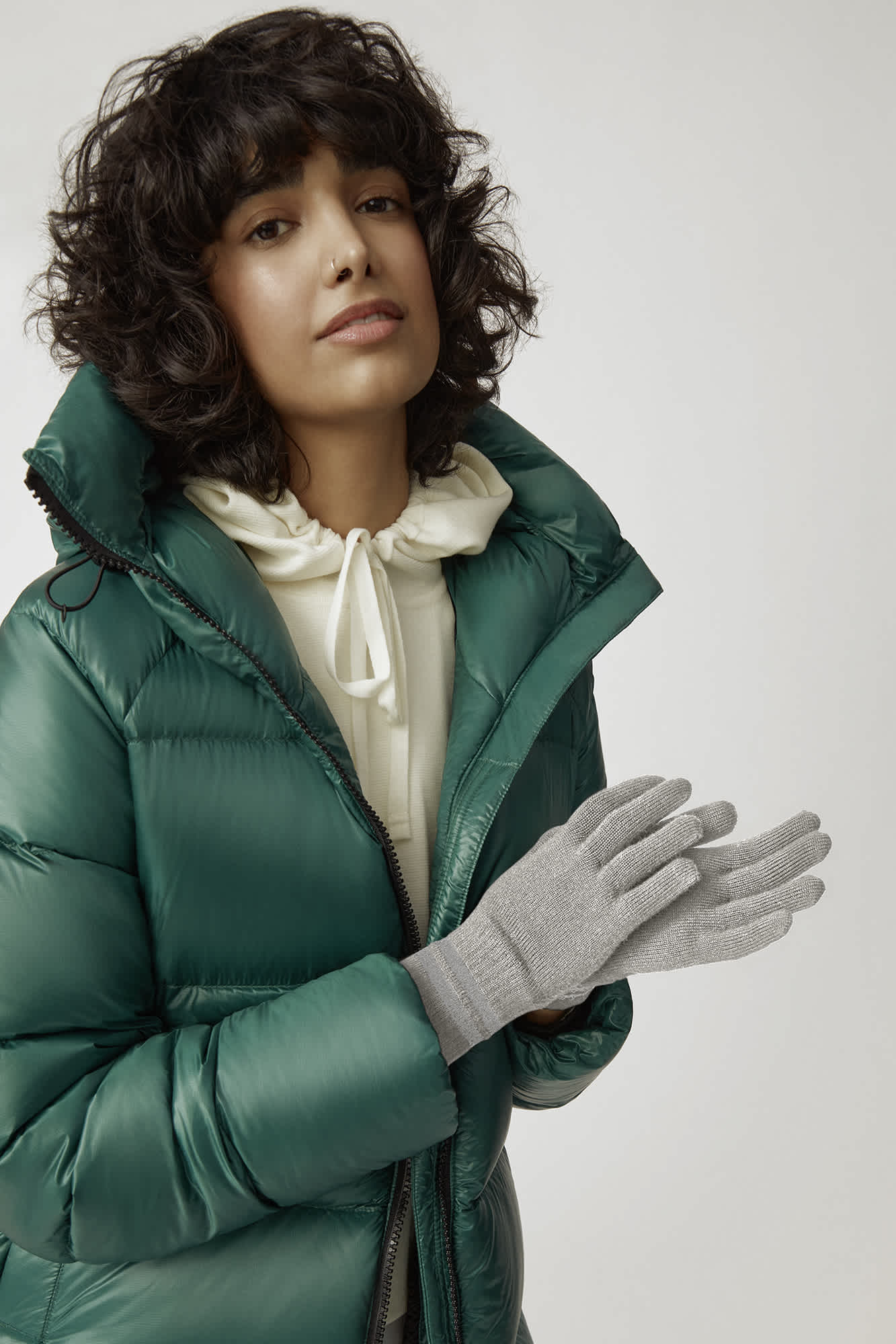 Women s Gloves and Mittens Leather Down Filled Canada Goose US