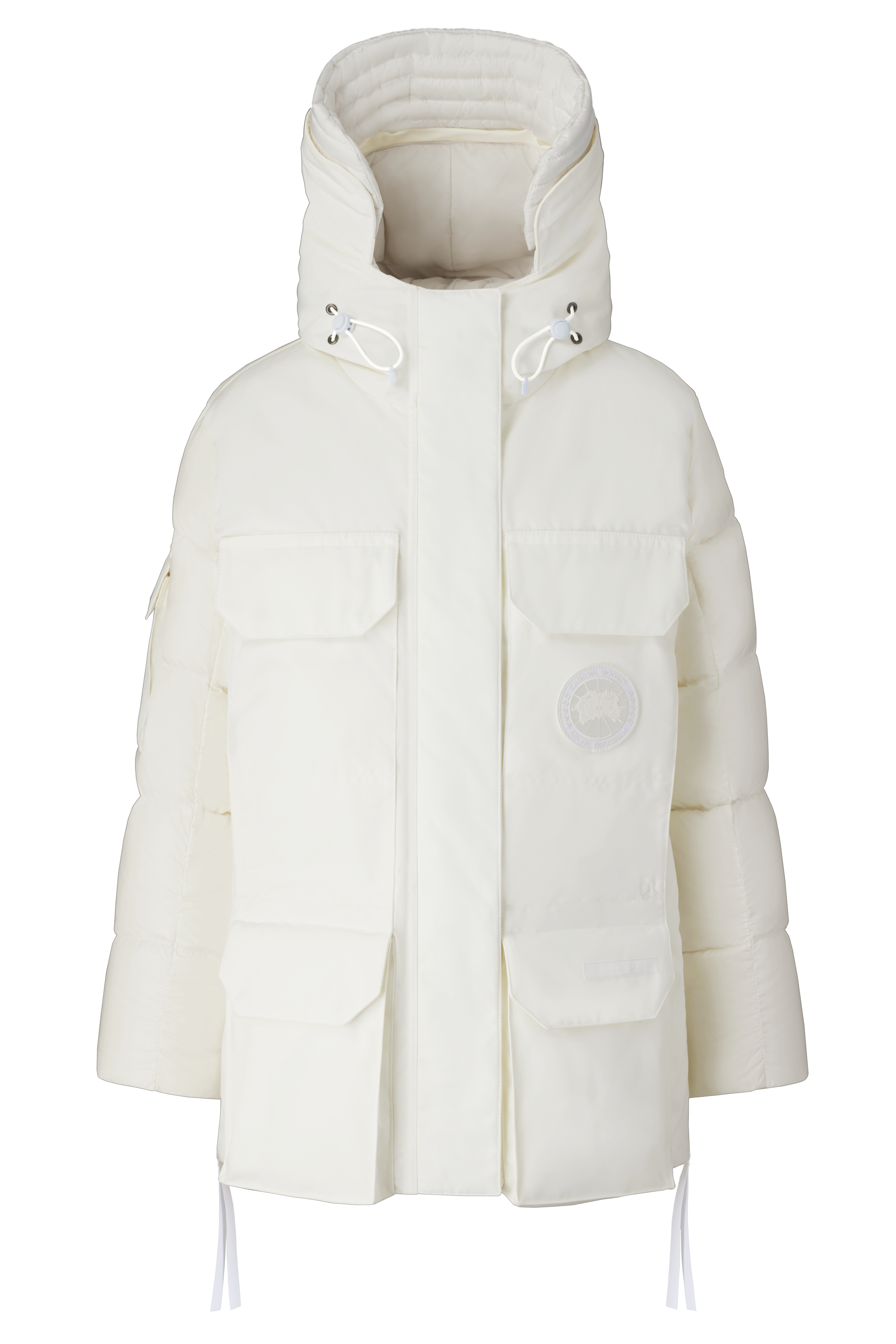 Canada goose white expedition best sale