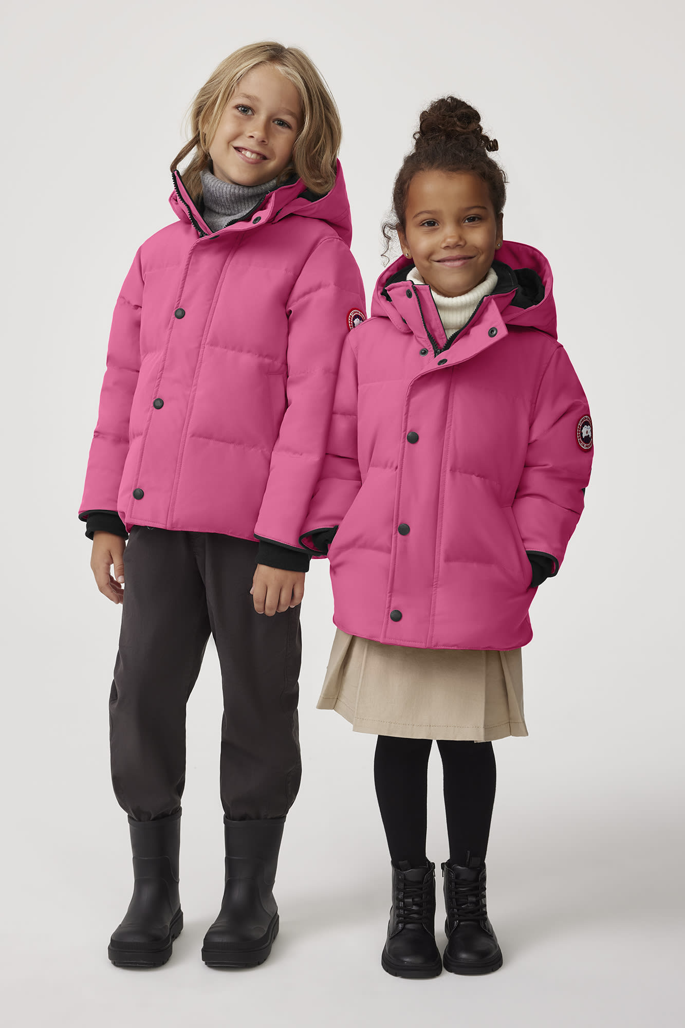 Toddlers winter coats girl top