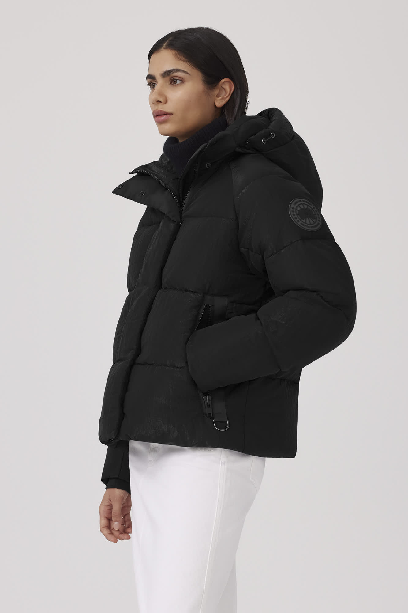 Shiny black canada goose deals