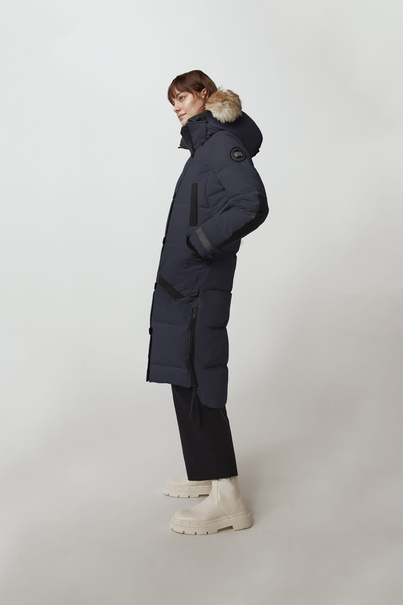 Canada goose aldridge parka black label sales