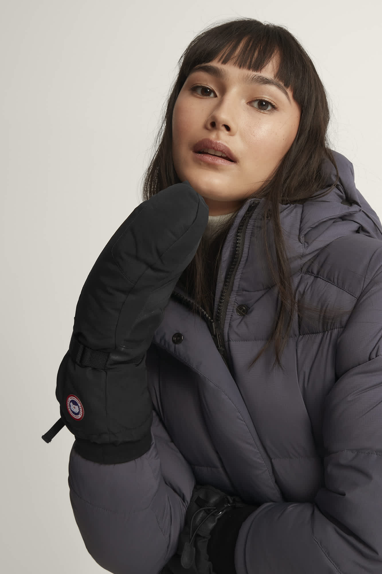 Women s Gloves and Mittens Leather Down Filled Canada Goose US