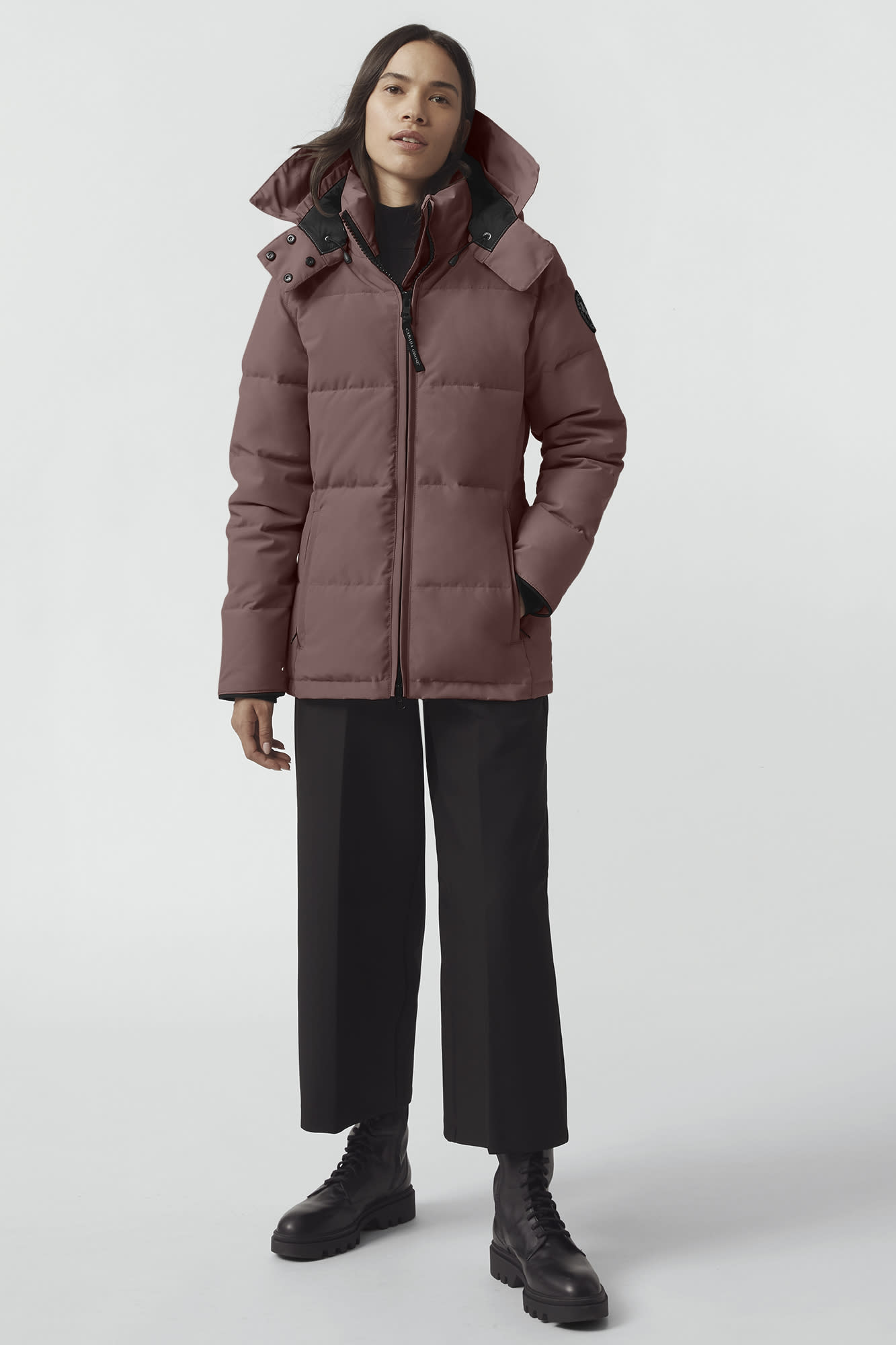 CANADA GOOSE レディース新作Chelsea Parka Heritage Black