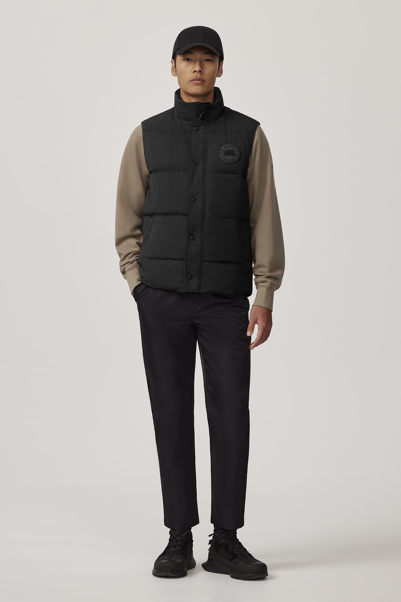Garson Vest Crinkle Cotton Canada Goose