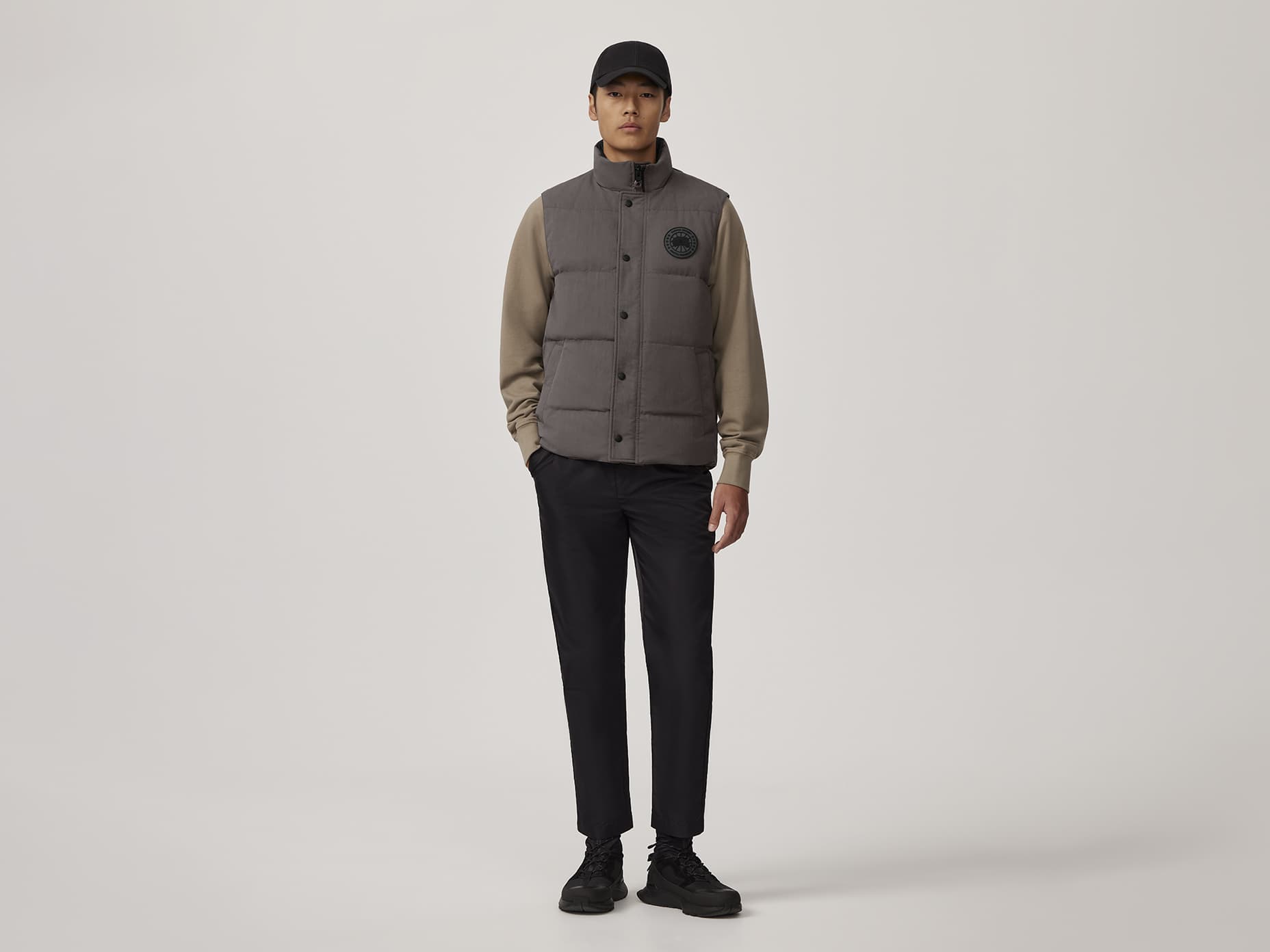 Garson Vest Crinkle Cotton Canada Goose US