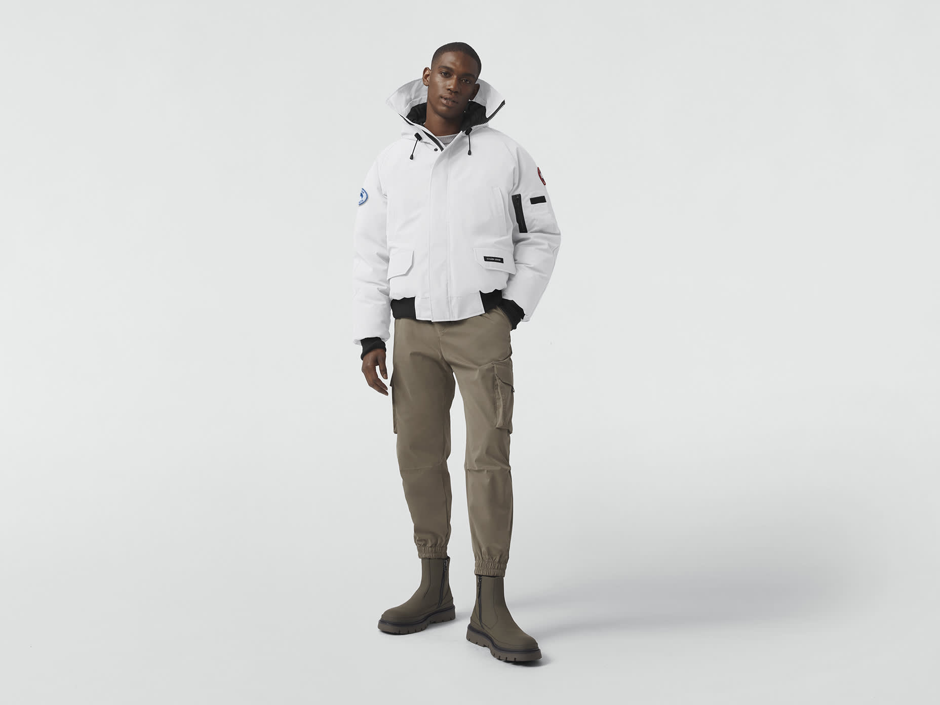 Canada Goose Chilliwack Bomber PBI White