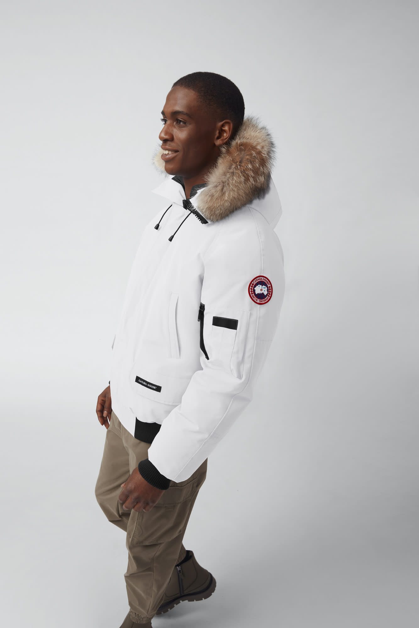 White canada goose bomber store