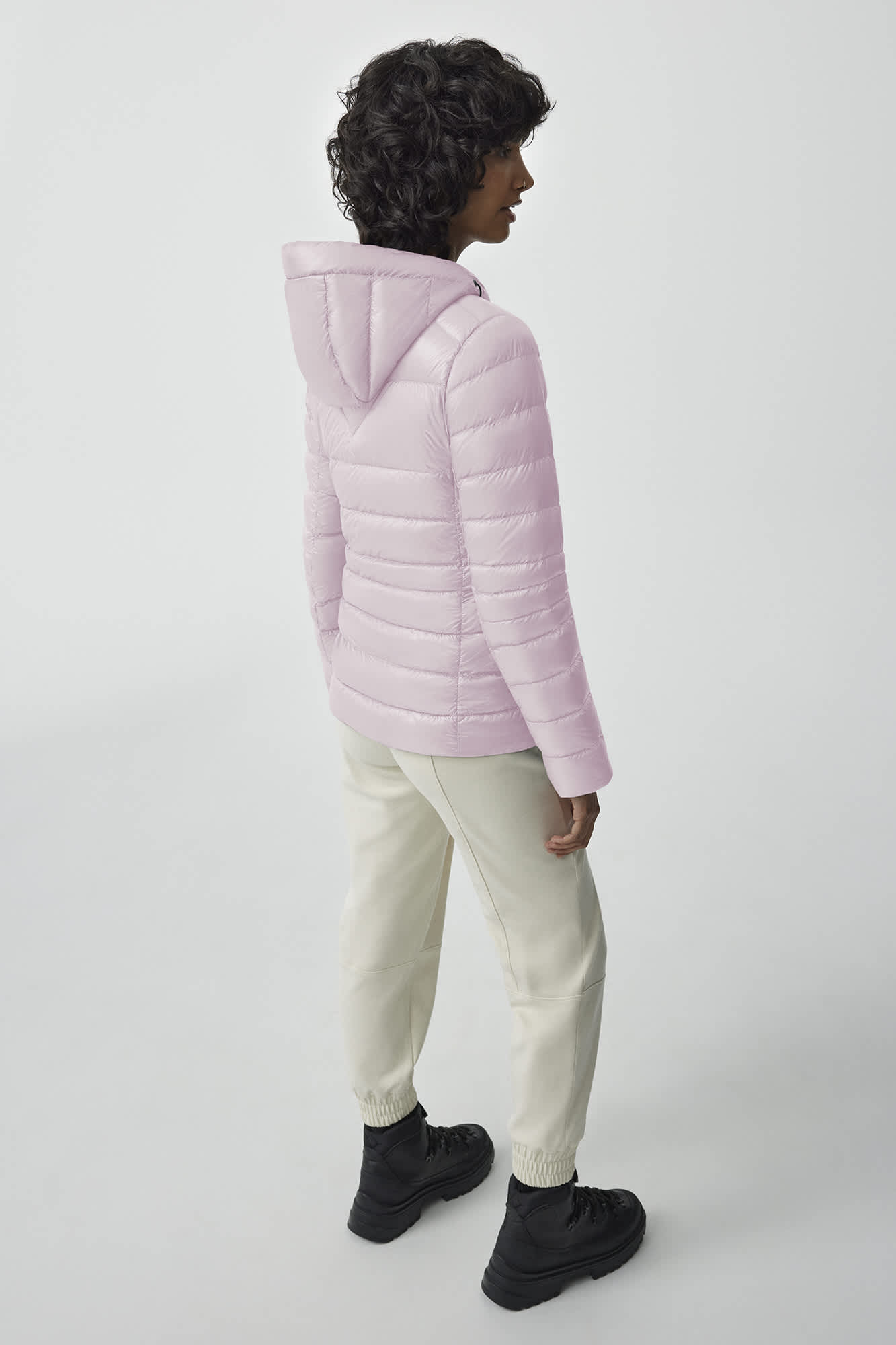 【はこぽす対応商品】 Cypress US Goose Canada | Label Black Hoody 靴