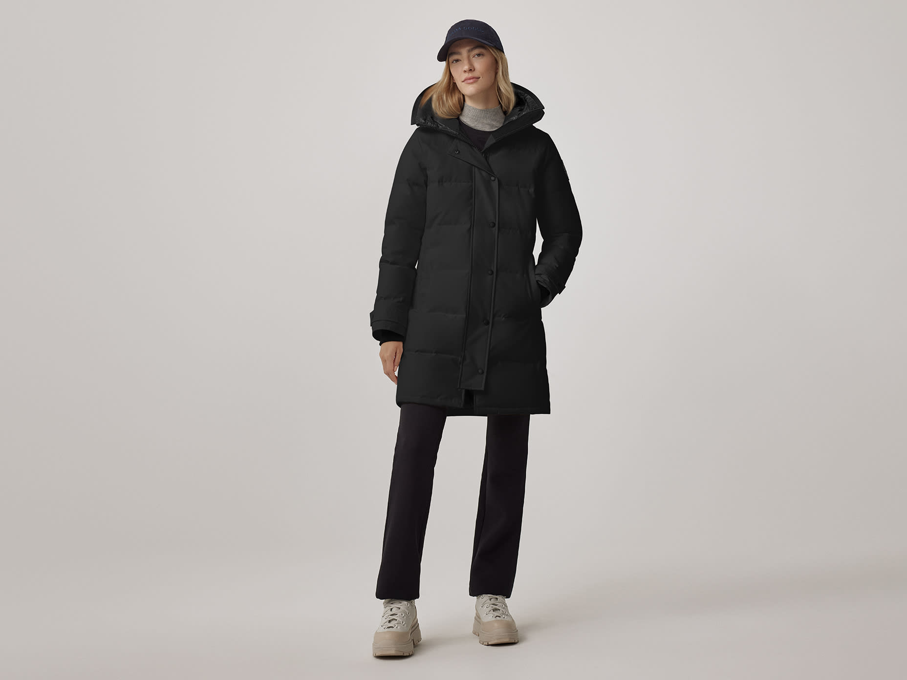 canada goose shelburne parka black label