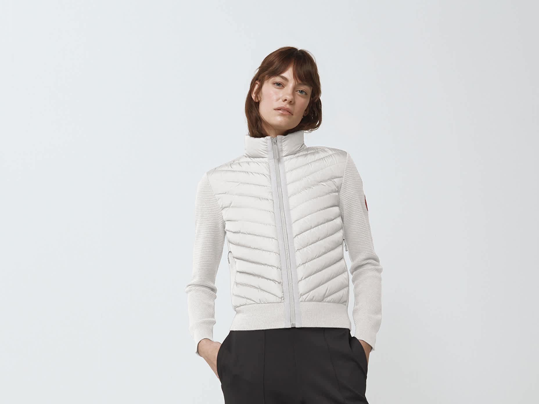 ◆ ◆レディース HyBridgeR Knit Hoodedジャケット Canada Goose Women's Hybridge Quilted Knit Hoody