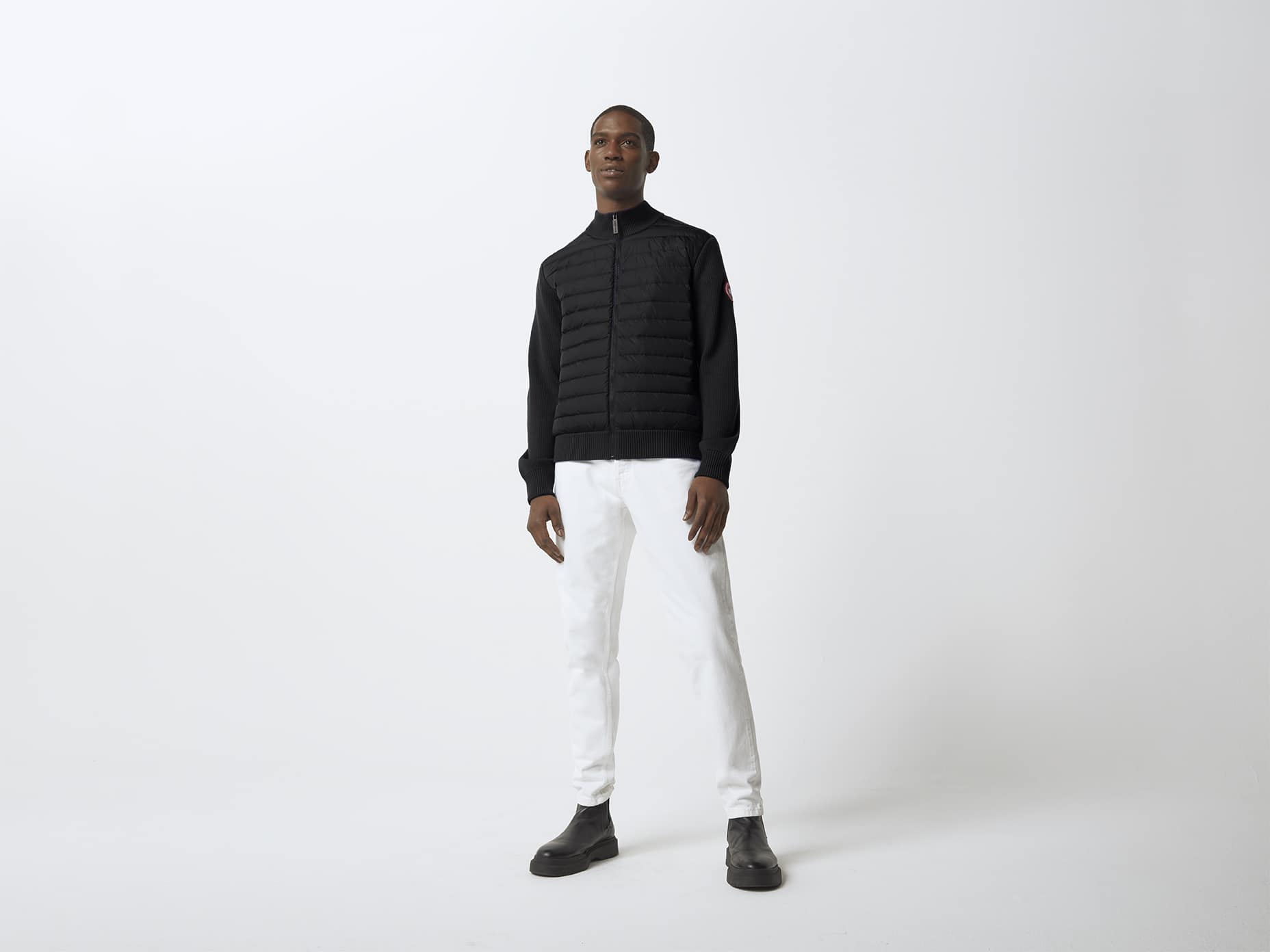 Men s HyBridge Knit Jacket Canada Goose UK