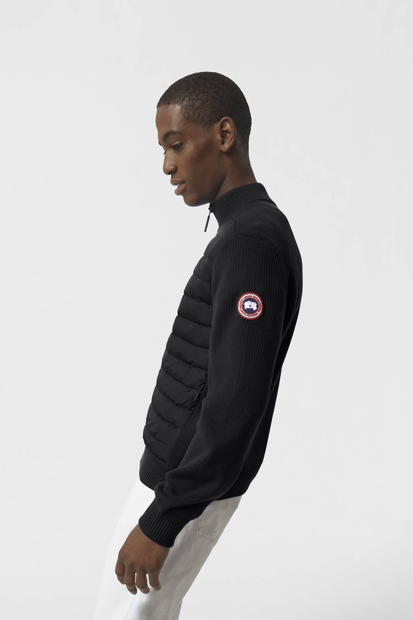 Hybridge knit hoody black label new arrivals
