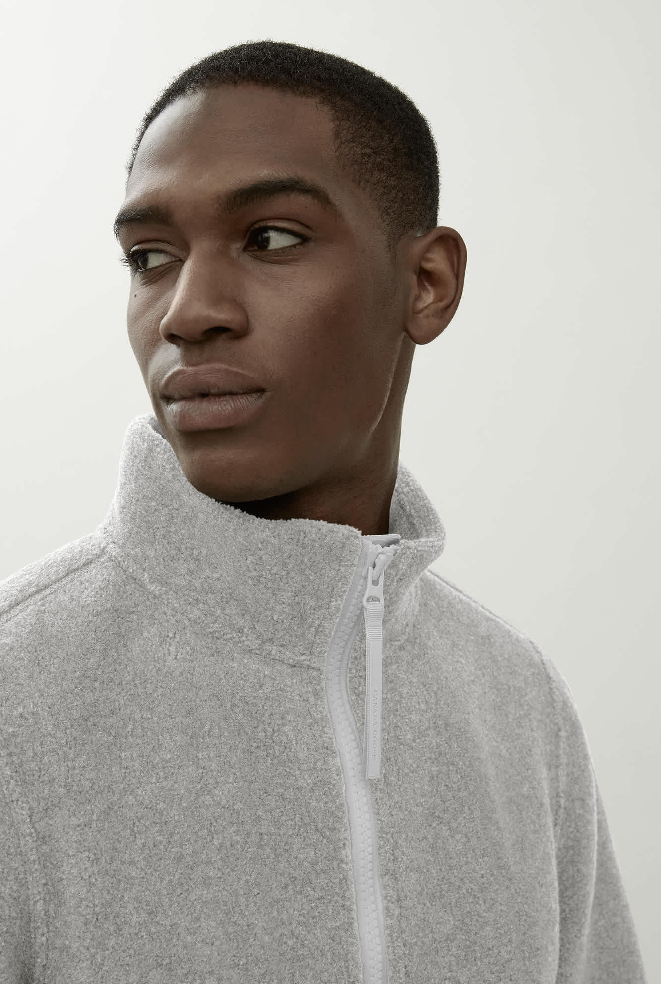 Gray fleece jacket clearance