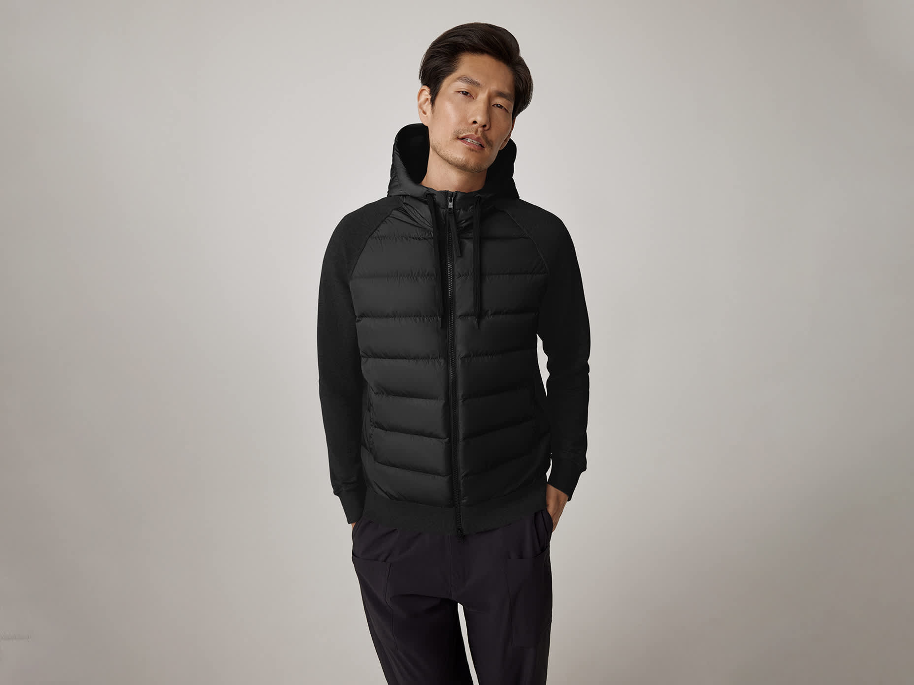 【楽天最安値に挑戦】 HyBridge® US Goose Canada | Hoody Zip Full Huron ジャケット・アウター
