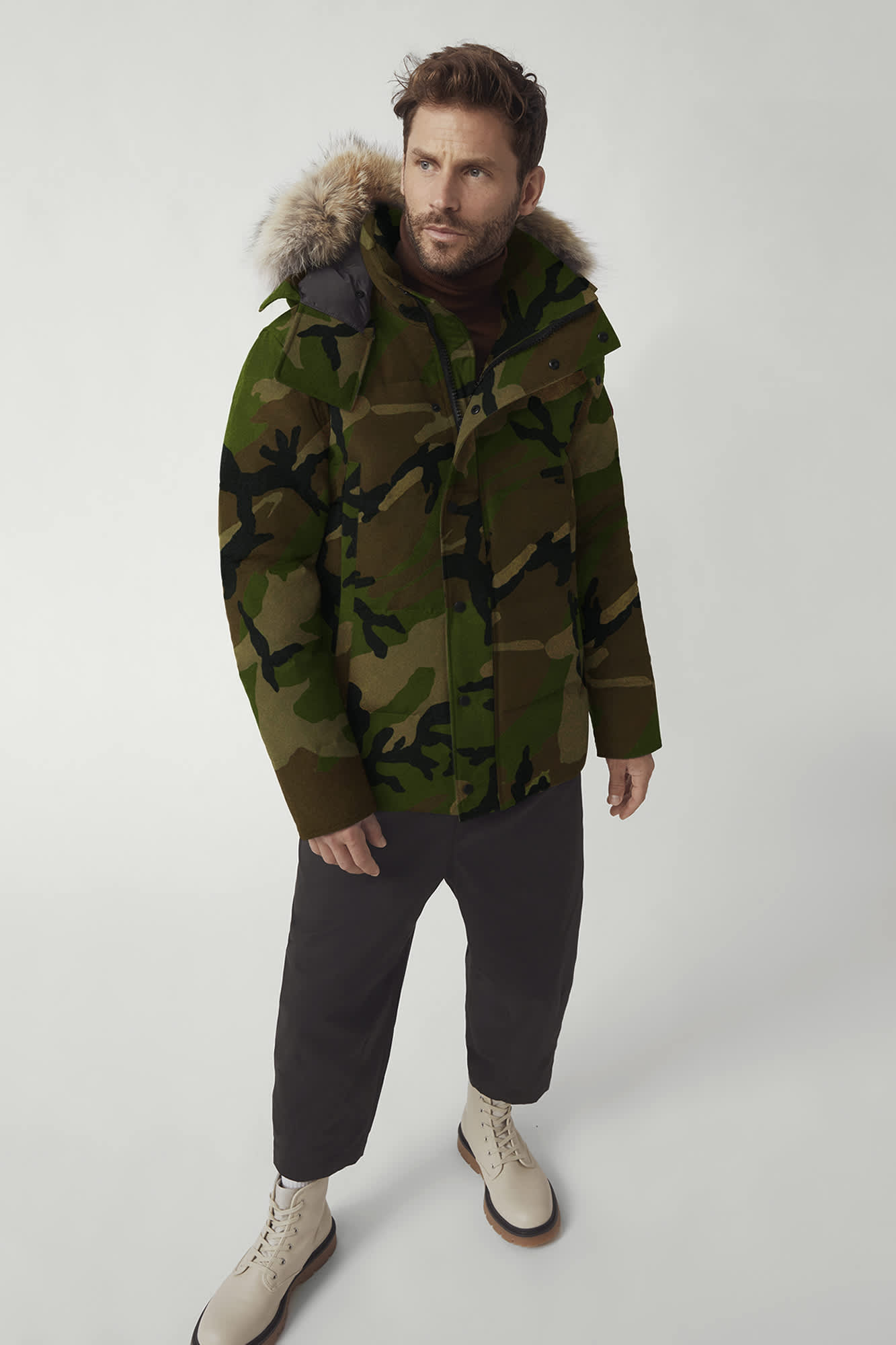 Men s Wyndham Parka Print Canada Goose LV