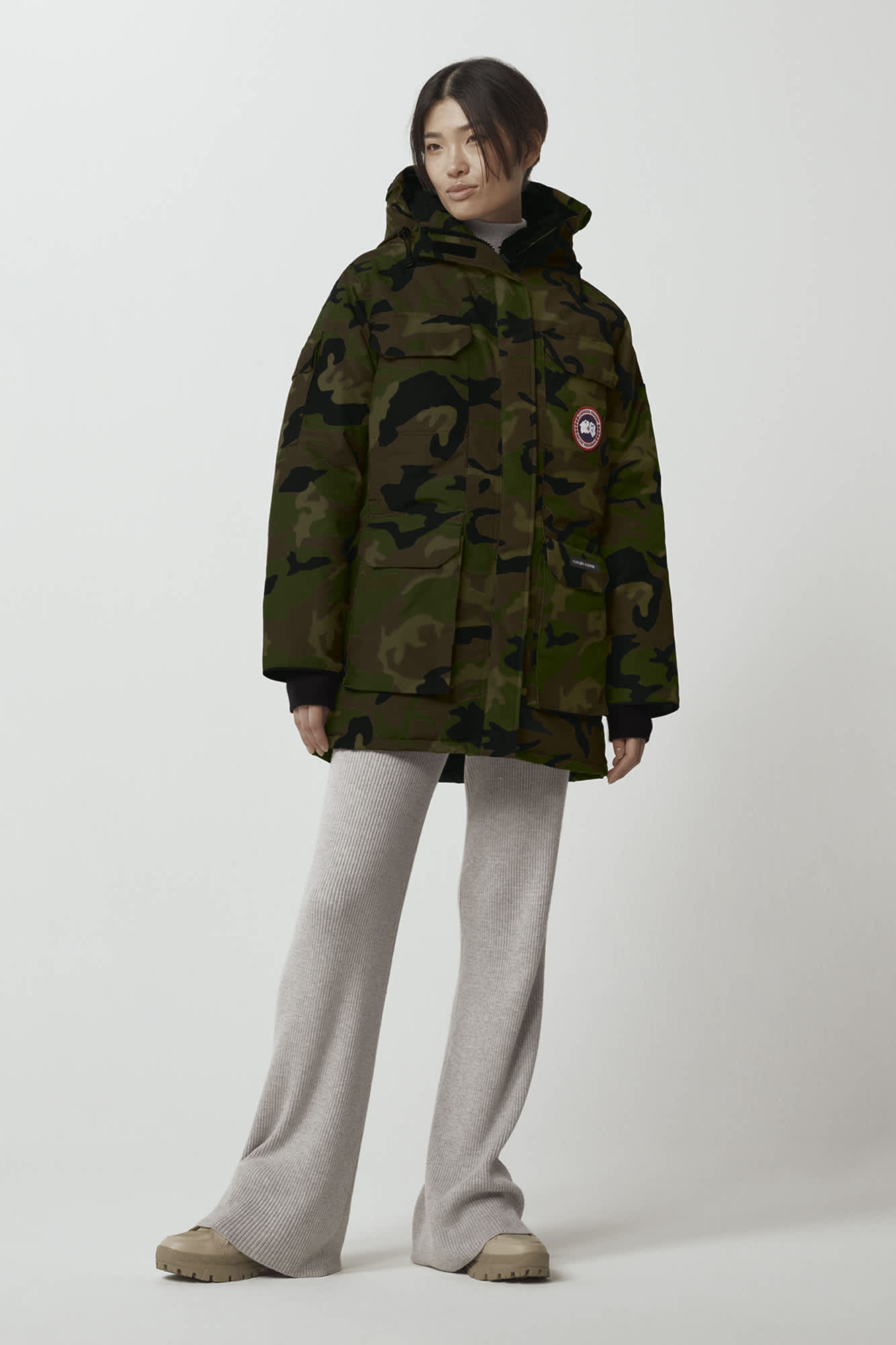Canada goose expedition parka print hot sale
