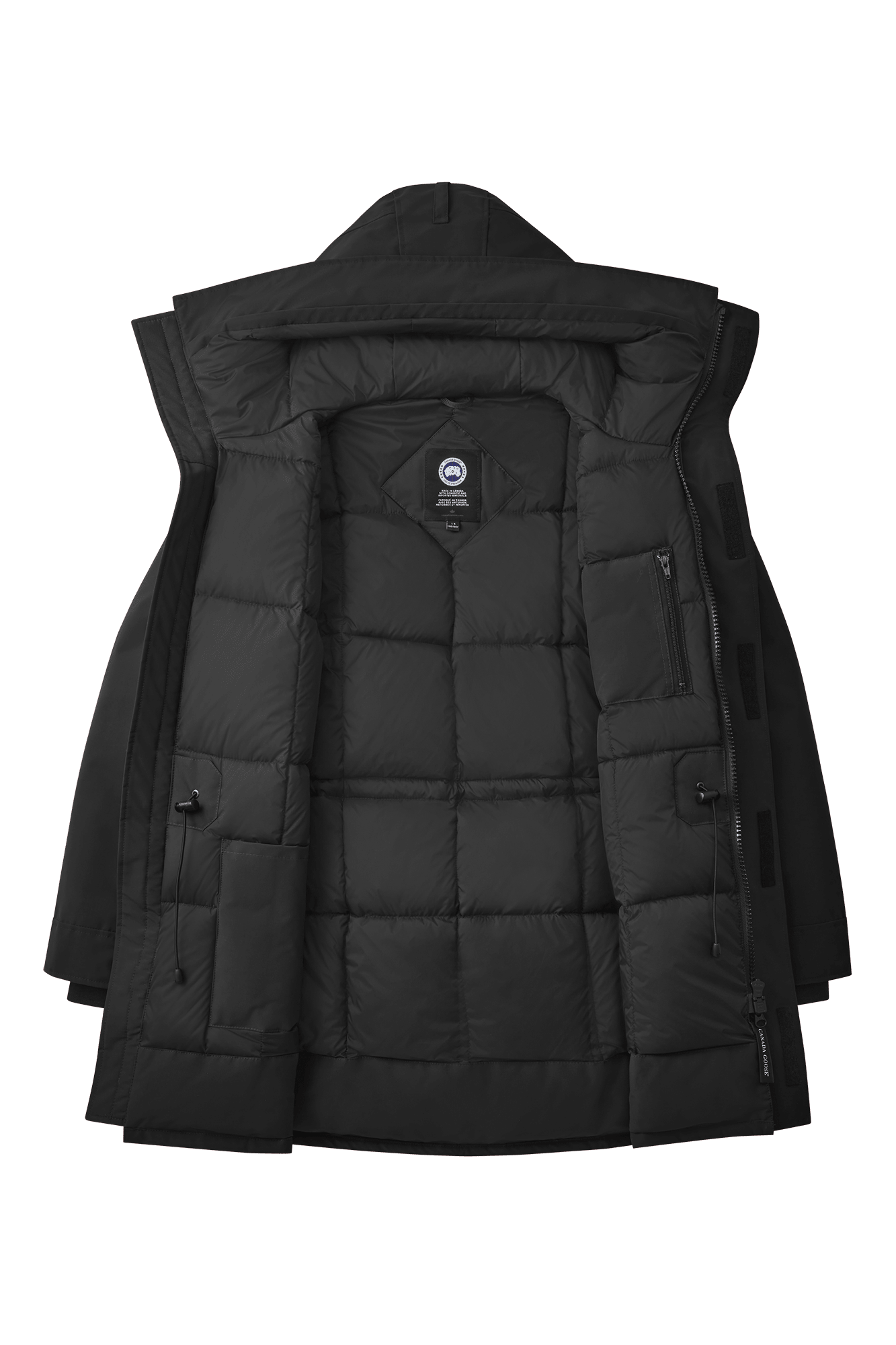 Canada goose langford parka black hot sale