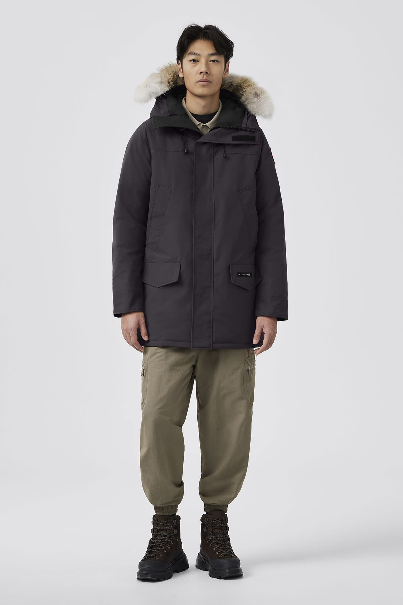 Canada goose langford parka grey hot sale