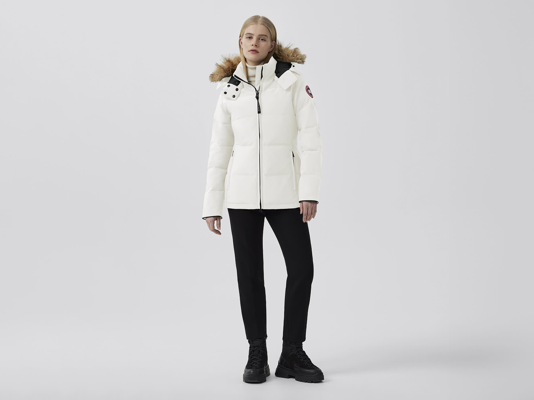 canada goose chelsea parka limestone