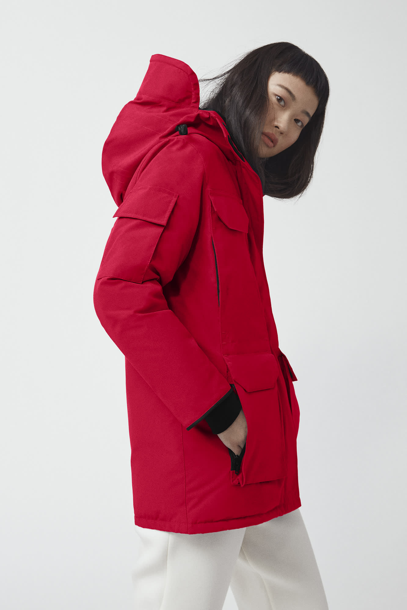 Slim fit parka womens 2025